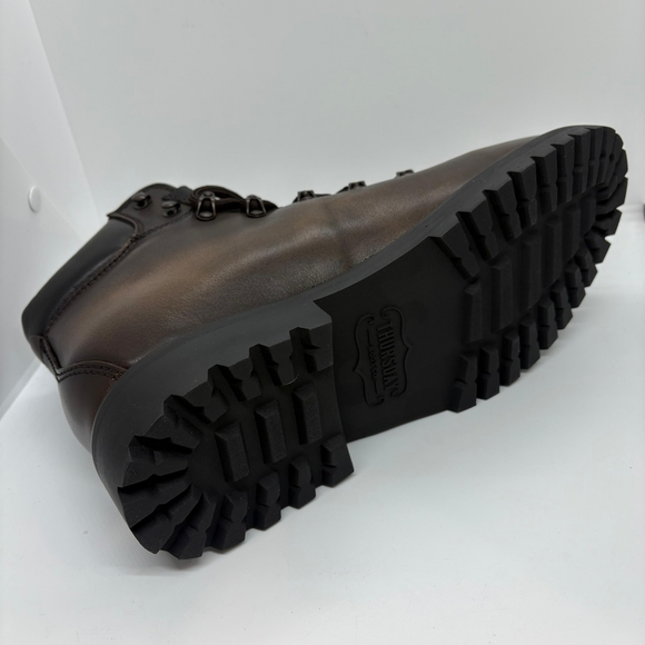 Thursday Jasper Commander Boot Brown Leather Hiker Boots with Black Laces main image 8